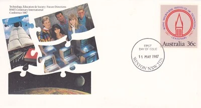 Australian Stamp - 1987 36c RMIT Centenary International Conference (BC) - Image 1 of 2