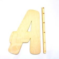 Buchstaben aus Holz Rohlinge 23cm hoch Alphabet & Sonderzeichen freie Auswahl   