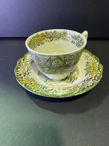 Genuine Vintage Ridgway Cup and Saucer from England 1800s. See pictures. - Picture 1 of 4