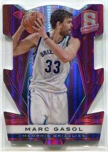 2013-14 Panini Spectra Red Die Cut Variations 92 Marc Gasol 2/25