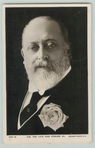 POSTCARD H.R.H King Edward VII Rotary photo RPPC - Picture 1 of 2