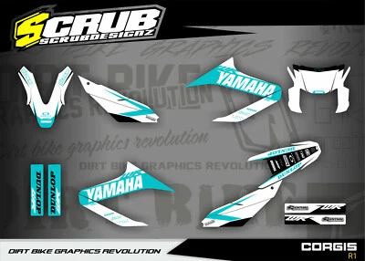 Yamaha dekor WR125X 2009 - 2017Aufkleber SCRUB grafik kit WR 125X - Bild 1 von 4