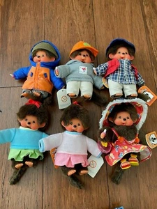 (6) Monchhichi Monchi - Sekiguchi - 16 cm Surtido Vestido - Nuevo con etiqueta - Imagen 1 de 7