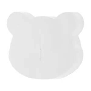 Food Oil Absorbing Paper 60PCS Bear Shape Oil Blotting Sheets Kitchen Oil Filter - Picture 1 of 12