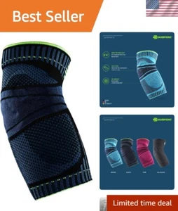 Soutien Coude Sport - Soutien Coudier Compression Respirant - Coussinets Contourus pour... - Photo 1/9