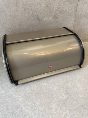 Wesco Bread Bin NewSilver Roll Top 212101-03 Retro Metal Storage Box Germany - Image 1 of 4