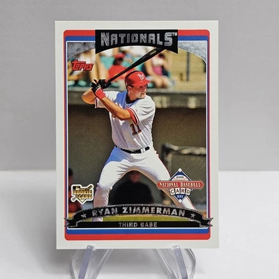 Ryan Zimmerman Rookie 2006 Topps National Baseball Card Day RC #T3 Nationals - Image 1 of 2