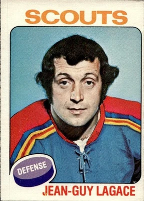 1975-76 O-Pee-Chee SET BREAK #141 Jean-Guy Lagace NMMT - Image 1 of 2