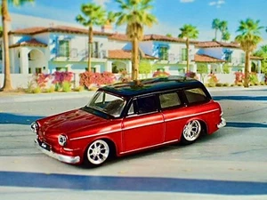 1965 VW Volkswagen Type 3 1600 Flat-4 Squareback Hot Rod 1/64 Scale Ltd Edit E - Picture 1 of 5