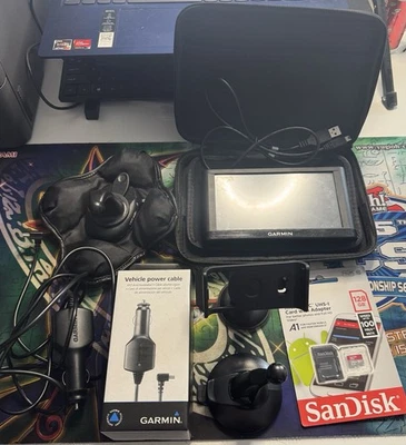 Garmin Nuvi 65 6 Inch Car GPS Car Chargers Bundle NEW SD Card + Case - Image 1 of 4