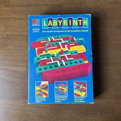 Laberinto MB Juegos Juego de Mesa Vintage Retro 1994 Completo - Imagen 1 de 4