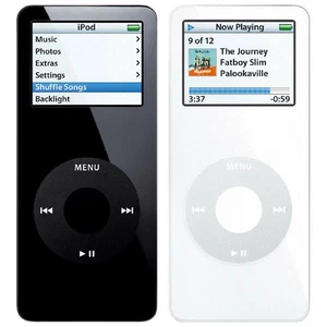 Apple iPod Nano 1ª Generación 1GB, 2GB, 4GB-¡Probado! Negro/Blanco - Imagen 1 de 6