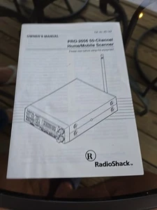 20-147 RADIO SHACK PRO-2056 INSTRUCTION OPERATING MANUAL - Photo 1/2