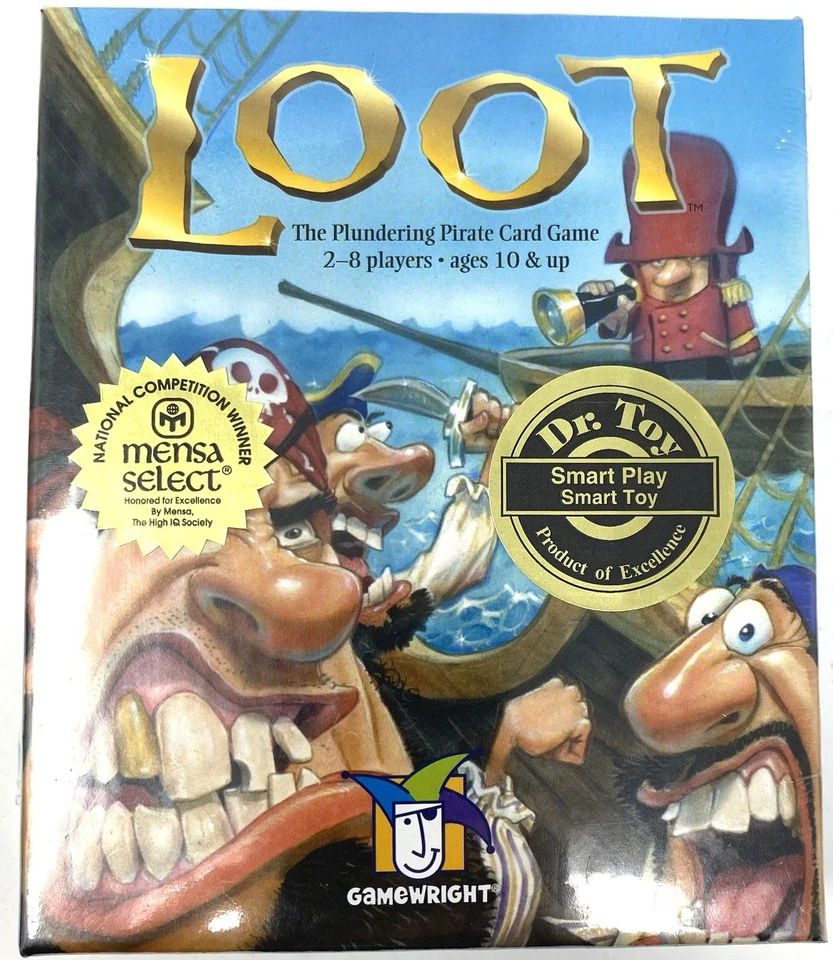 Loot: The Plundering Pirate Card Game Complete 2005 Gamewright OPEN BOX - Image 1 of 1