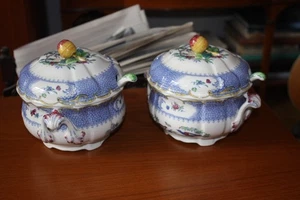 Copeland Spode Aviary Soup Tureens X 2 with ladles - Picture 1 of 5
