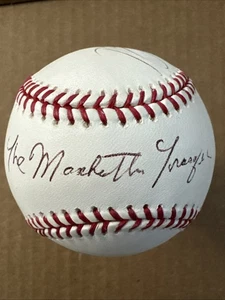 MANHATTAN TRANSFER Musician SIGNED Autographed Selig OMLB Baseball All Four - Picture 1 of 5