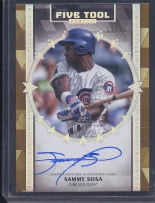 Sammy Sosa 2024 Topps Cinco Estrellas Béisbol Cinco Herramientas Fenómeno Automático /25 #FTP-SS Cubs Foto 1 de 2