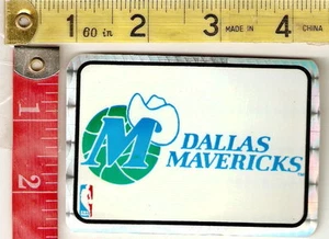 Vintage lot 6 Prismatic stickers early 1990's NBA Dallas Mavericks - Picture 1 of 1