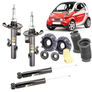 4 AMMORTIZZATORI + SUPPORTI AMMORTIZZATORI + TAMPONI SMART FORTWO COUPE' CABRIO - Foto 1 di 6