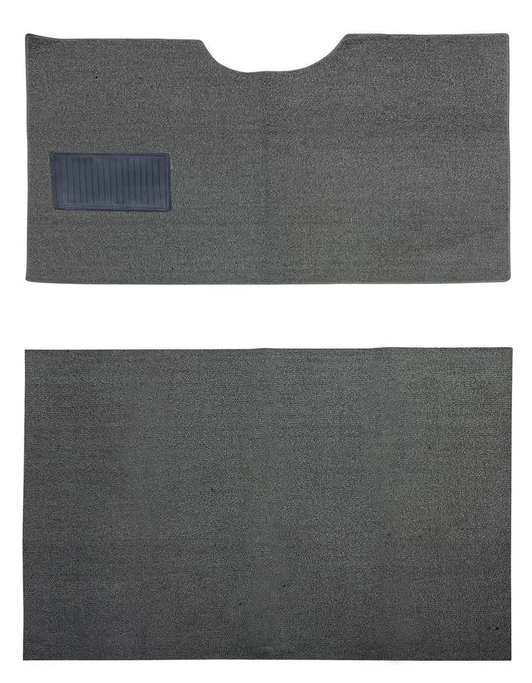 Kit de alfombras delanteras y traseras Dodge Special 1940-1940 en negro gris tostado lazo Cutpile Foto 1 de 4