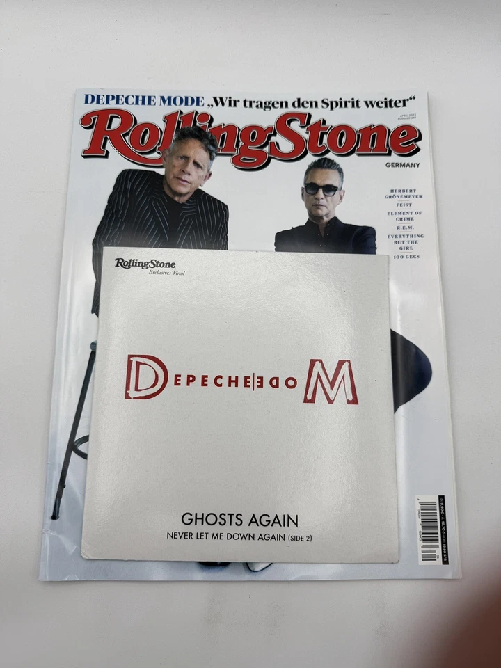 Rolling Stone Magazine Depeche Mode GHOSTS AGAIN EXCLUSIVE 7" VINYL SINGLE PROMO - Image 1 of 4