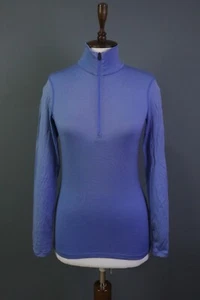 Icebreaker Bodyfit 200 Lightweight 1/4 Zip Merino Wool Top Base Layer Size S - Picture 1 of 20
