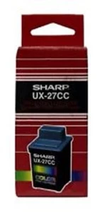 Sharp UX-27CC Tri-Color Ink Cartridge UX27CC Genuine NOS Sealed Box Label on Box - Picture 1 of 1