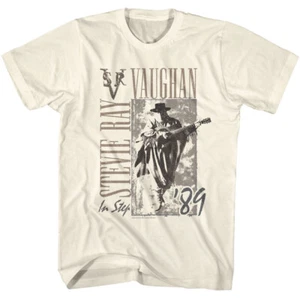 Camiseta para hombre Stevie Ray Vaughan y Double Trouble In Step 89 mercancía de música rock - Imagen 1 de 3