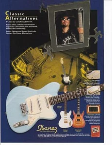 Rare 1994 Ibanez Guitar Ad/ Great Art/ Al Jourgensen / Ministry - Picture 1 of 1