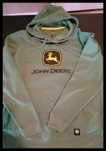 Sudadera con Capucha John Deere MEDIANA Nueva con Etiquetas (el ajuste es grande) - Imagen 1 de 5