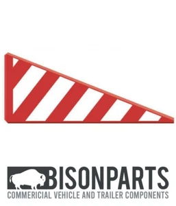 *ALUMINIUM ABNORMAL LOAD SIDE PROJECTION MARKER BOARD PASSENGER SIDE LH BP76-040 - Picture 1 of 8