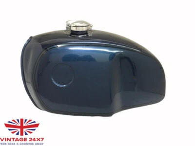 Ajuste para BMW R100S R100Cs R100Rs R100Rt tanque azul aluminio + tapa gris oscuro rayas Foto 1 de 4