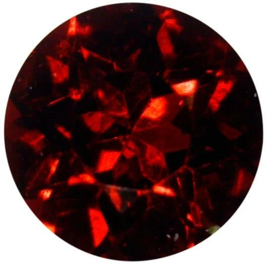 Natural Fine Dark Red Garnet - Round - Mozambique - AAA Grade - Image 1 of 1