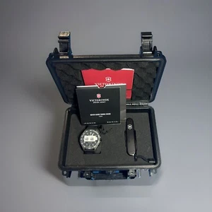 VICTORINOX Ronda 5030D Field Force Sports Chrono Black Watch with Knife Men Boys - Picture 1 of 6