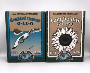 Down To Earth Seabird Guano + Langbeinite Bundle - 5lbs - Picture 1 of 3