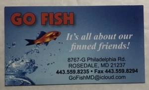 Business Card Go Fish Rosedale, Maryland - Picture 1 of 2
