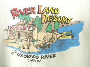 DE COLECCIÓN RIVERLAND RESORT GRIS TANQUE OREJA MEDIA California Colorado río M - Imagen 1 de 6