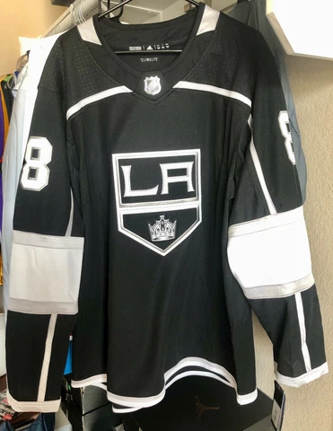Adidas Mens NHL Authentic LA Kings Home Pro Climalite Jersey Sz 54 DOUGHTY #8 Cover