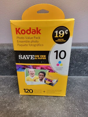 Kodak Photo Pack 120 4x6 + Custom Color Ink 10 - Image 1 of 4