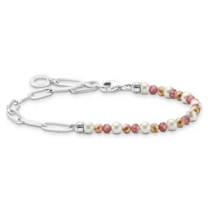Thomas Sabo Jewelry Charm Bracelet Silver and Colorful Beads A2099-350-7 - Picture 1 of 2