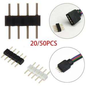 For Rgb 3528 5050 Smd Terminals 4Pin 5Pin Male Plug Adapter Terminals Connector - Picture 1 of 9