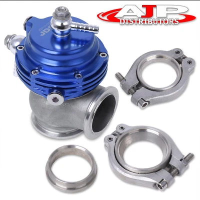 35mm 38mm Flange Compact External Manifold Mount Blue Wastegate V-Band - Image 1 of 4