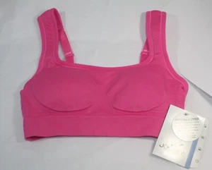 NEW JOCKEY Sport HIGH IMPACT BRA seamfree removable cups HYPER ROSE 8508 - Picture 1 of 5