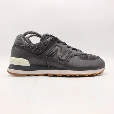 Zapatillas deportivas New Balance para mujer EE. UU. 8,5 B de cuero negro/blanco WL574PMD Foto 1 de 4