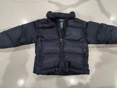 Polo Ralph Lauren Boys Blue And Black Puffer Coat  Size 4 - Image 1 of 4