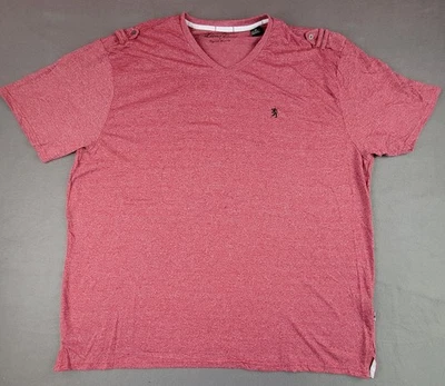 Camiseta Lions Crest English Laundry Hombre 5XL Rojo Oscuro Cuello en V Foto 1 de 4