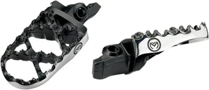 Black/Silver Hybrid Footpegs Moose STKTM-16 For 15-20 Husqvarna KTM 125-450 - Picture 1 of 2