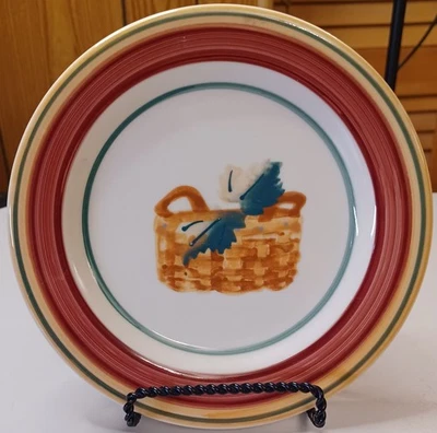 PRATO DE SOBREMESA DE SALADA DE CERÂMICA HARTSTONE Cesta Longaberger - Imagem 1 de 3