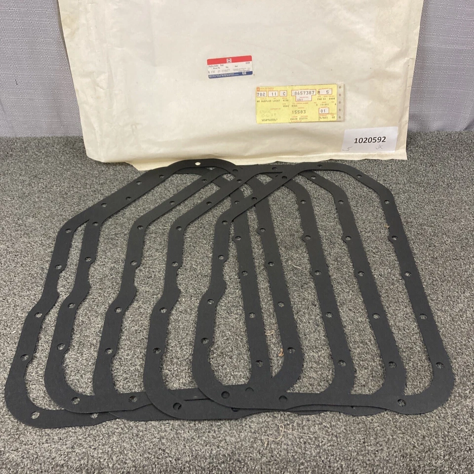 CANTIDAD 5 JUNTAS NUEVAS ACDELCO/GM 8657387, CÁRTER DE ACEITE TRANSMISIÓN AUTOMÁTICA 1982-1990 GR 4.196 Foto 1 de 2