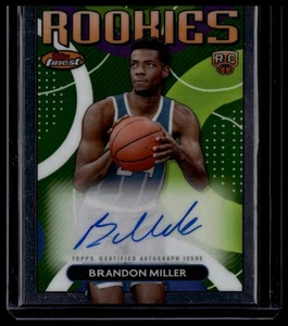 2023-24 Finest #RFA-BM Brandon Miller Rookie Finest Autographs - Picture 1 of 2